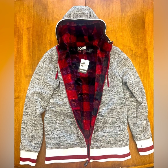 Pook Faux-Fur Reversible Hoodie - Picture 1 of 5